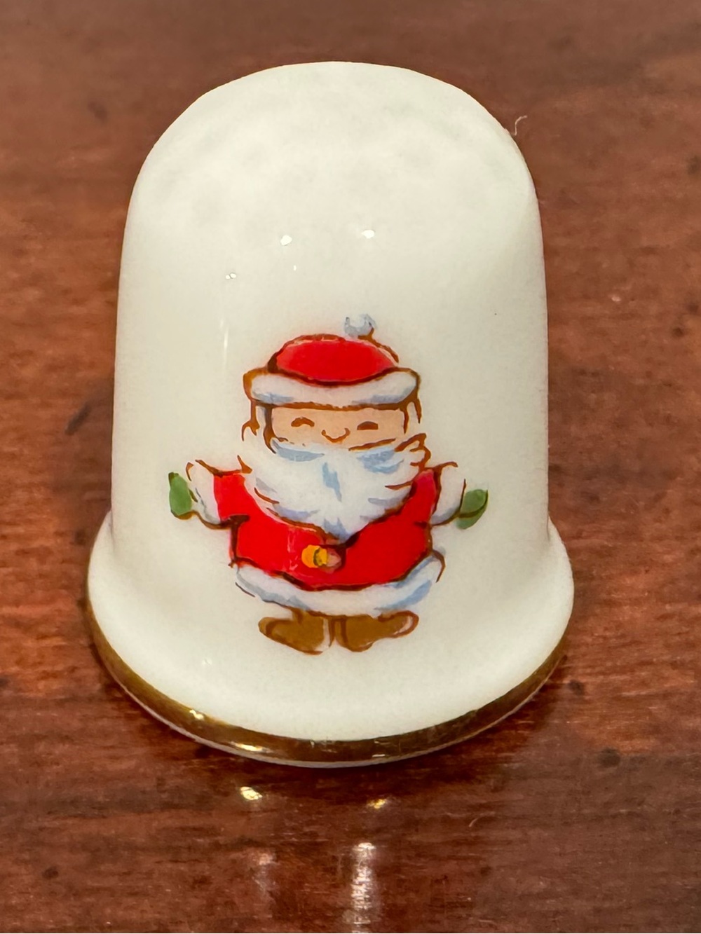 🌷Vintage Santa Thimble Made in Japan